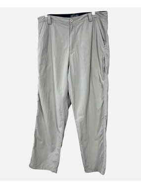 REI Co-op Hiking Trail Khaki Pants UPF 50 Multiple Pockets Belt Loops 36 x 30